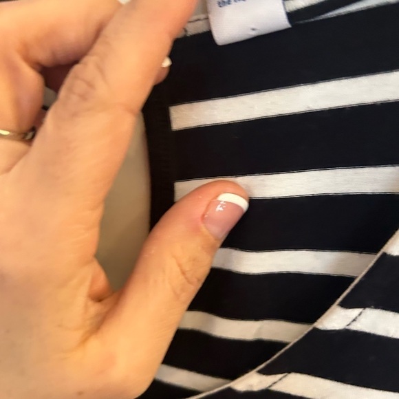 Old Navy Pants & Jumpsuits Belted Horizontal size medium black and white - Picture 4 of 8